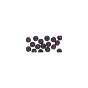 Perle bois Grand trou Violet 39 pièc.