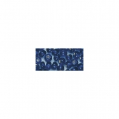 Perle rocaille garniture argentée Bleu foncé Ø2,6mm 16 g