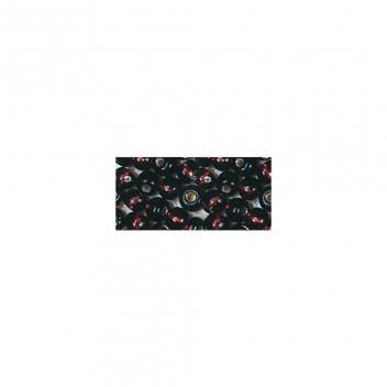 1405505 - 4006166598593 - Rayher - Perle rocaille garniture argentée Brun Ø2,6mm 16 g