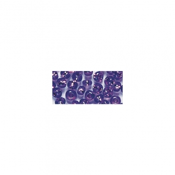 1405535 - 4006166598753 - Rayher - Perle rocaille garniture argentée Lilas Ø 2,6 mm 16 g