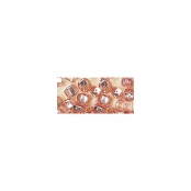 Perle rocaille garniture argentée Rose Ø 2,6 mm 16 g