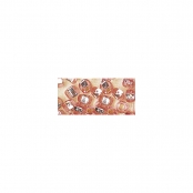 Perle rocaille garniture argentée Rose Ø 2,6 mm 16 g