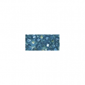 Perle rocaille garniture argentée Turquoise Ø2,6mm 16 g