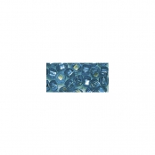 Perle rocaille garniture argentée Turquoise Ø2,6mm 16 g