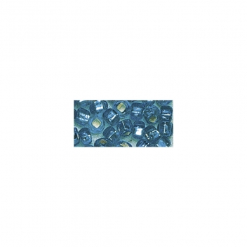1405507 - 4006166598616 - Rayher - Perle rocaille garniture argentée Turquoise Ø2,6mm 16 g