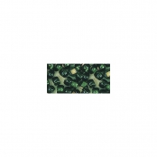 Perle rocaille garniture argentée Vert Ø 2,6 mm 16 g