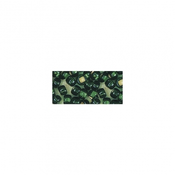 1405529 - 4006166598722 - Rayher - Perle rocaille garniture argentée Vert Ø 2,6 mm 16 g