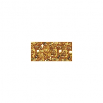1405506 - 4006166598609 - Rayher - Perle rocaille garniture argentée Doré Ø 2,6 mm 16 g
