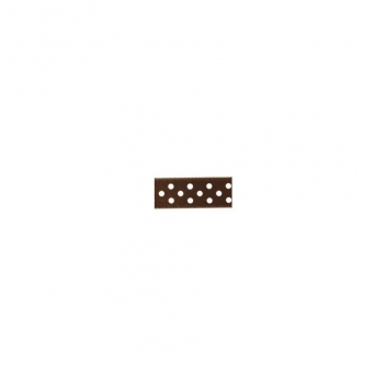 5540605 - 4006166278396 - Rayher - Ruban satin à pois Brun foncé 9,5 mm 10 m