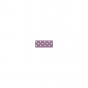 Ruban satin à pois Lilas 9,5 mm 10 m