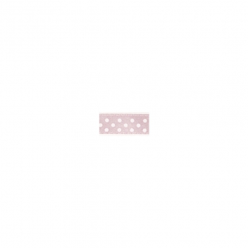 5540616 - 4006166278341 - Rayher - Ruban satin à pois Rose 9,5 mm 10 m