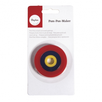 4000000 - 4006166242267 - Rayher - Pompon Maker : cercle à pompons Ø 2 Ø 3,5 & Ø 5,5 cm - 2
