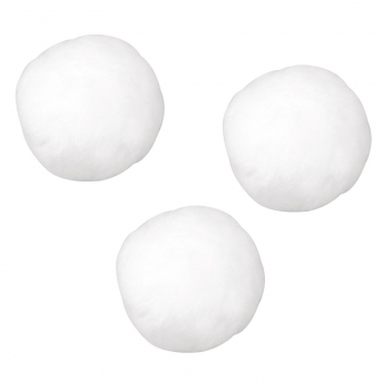 7651202 - 4006166985638 - Rayher - Pompons Ø 15 mm Blanc 60 pièces