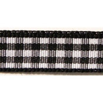 5540801 - 4006166278631 - Rayher - Ruban quadrillé Noir 9,5 mm 10 m