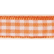 Ruban quadrillé Orange 9,5 mm 10 m