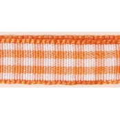 Ruban quadrillé Orange 9,5 mm 10 m