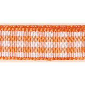 5540834 - 4006166278549 - Rayher - Ruban quadrillé Orange 9,5 mm 10 m