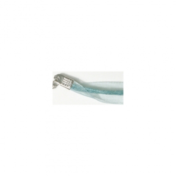 2170407 - 4006166265730 - Rayher - Ruban organdi avec fermoir carabinier Turquoise 50 cm