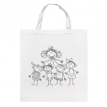 3827400 - 4006166556661 - Rayher - Sac École maternelle 38 x 42 cm, beige 100 % coton