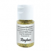 Fils doré brillant Hologramme 0,3 x 1,65 mm PET 10 ml