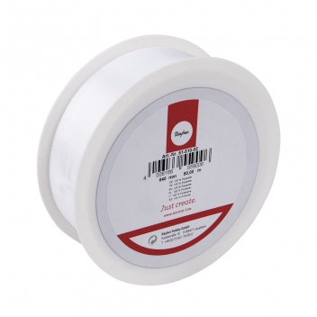 5151002 - 3700982201712 - Rayher - Ruban Taffetas Blanc 40 mm Au mètre - 2