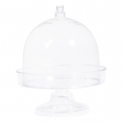 Plateau Cloche de présentation 11 cm 4 pièces