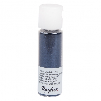 39420387 - 4006166183560 - Rayher - Poudre de paillettes Bleu nuit Ultrafine 20 ml - 2