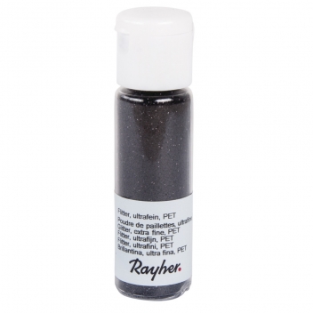 39420577 - 4006166183614 - Rayher - Poudre de paillettes Noir charbon Ultrafine 20 ml - 2