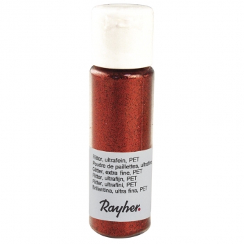 39420278 - 4006166183430 - Rayher - Poudre de paillettes Rouge corail Ultrafine 20 ml - 2