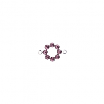 14298261 - 4006166708992 - Swarovski Cristal - Perle Cristal Swarovski Couronne Rose chiffon 15 mm - 2