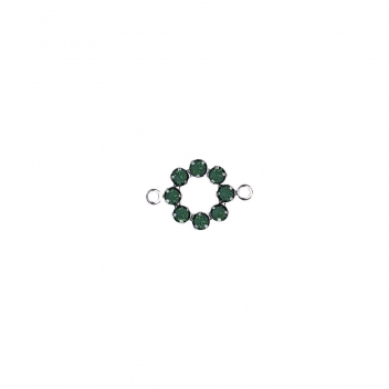 14298438 - 4006166709005 - Swarovski Cristal - Perle Cristal Swarovski Couronne Vert russe 15 mm - 2