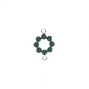 14298438 - 4006166709005 - Swarovski Cristal - Perle Cristal Swarovski Couronne Vert russe 15 mm