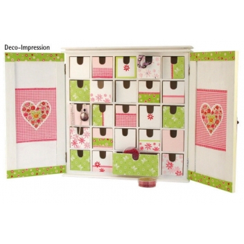 62379000 - 4006166141461 - Rayher - Petite armoire 24 tiroirs 30,2 x 7,2 x 30,3 cm bois - 3