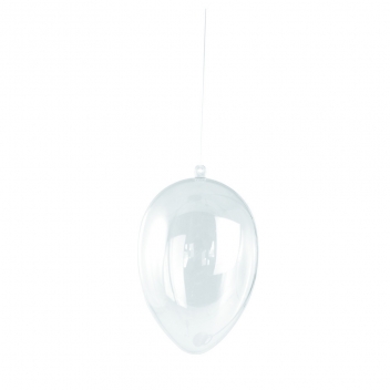 3901737 - 4006166998638 - Rayher - Oeuf en plastique 2 parties 14 cm cristal - 2
