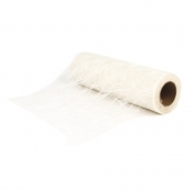 Chemin de table Intissé blanc 30 cm rouleau 25 m