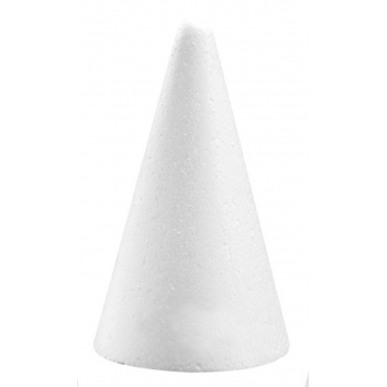 3326500 - 4006166516535 - Rayher - Cône 28 cm Plein Polystyrène