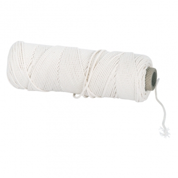4400102 - 4006166050220 - Rayher - Fil de coton blanc Ø 2,5 mm Bobine 70m