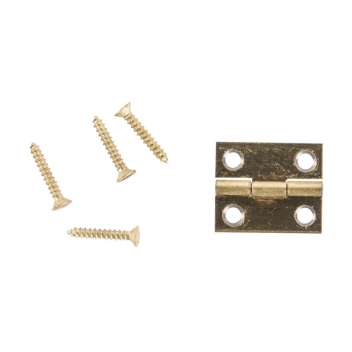 8956306 - 4006166327261 - Rayher - 4 Charnières pour coffret 15x12 mm laitonnées