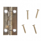 Charnières pour coffret 30x15 mm laitonnées 4 pièces