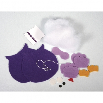 53317000 - 4006166753695 - Rayher - Kit hibou en feutrine - 2