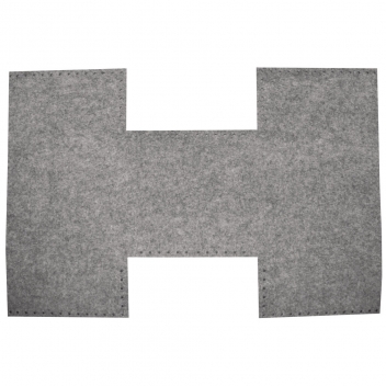 53322558 - 4006166769139 - Rayher - Panier en feutrine gris Grand modèle - 2