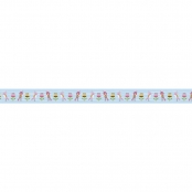 Fabric Tape 1,5 cm (ruban adhesif textile) Oiseaux et fleurs