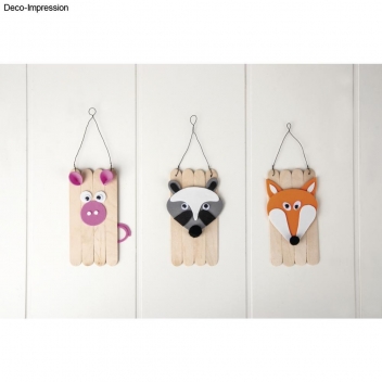 64502505 - 4006166792236 - Rayher - Batonnets de bricolage en bois 15x1,8cm 200 pièces