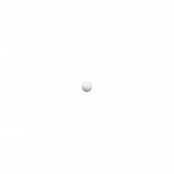 Perle en ouate Boule blanche Ø 8 mm 50 pièces