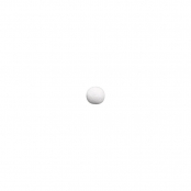 Perle en ouate Boule blanche Ø 12 mm 50 pièces