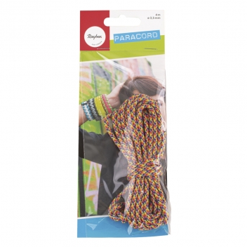 55359999 - 4006166464232 - Paracord - Corde Paracord ø 3,5mm 4m Multicolore