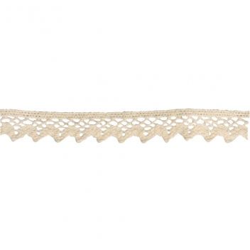 55626508 - 4006166464379 - Rayher - Ruban dentelle en coton Beige 3m