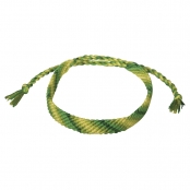 Fil bracelet brésilien 5 coul. Tons verts