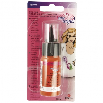 38481215 - 4006166164934 - DecoArt - Peinture pour tissu Orange 29 ml - 2