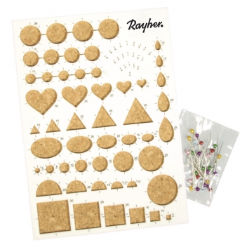 71932000 - 4006166232886 - Rayher - Gabarit pour le quilling Plaque de liège - 8